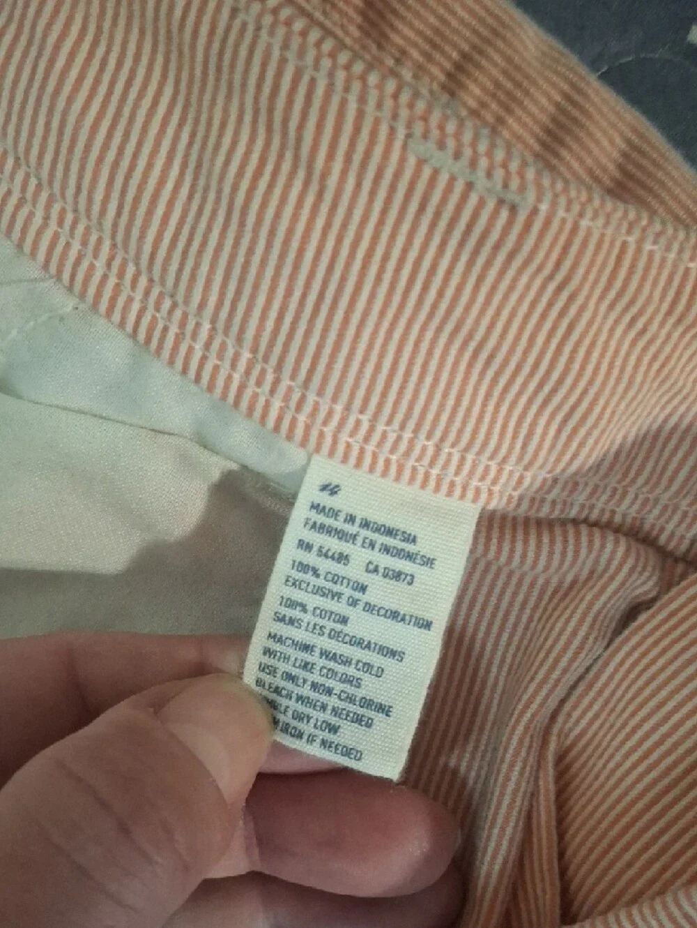 American Eagle Women's Pink Stripe Cotton Shorts size 14